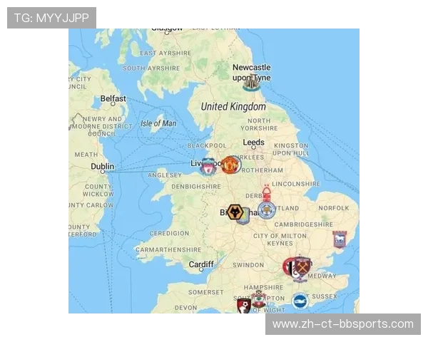 英格兰各城市英超球队分布及介绍